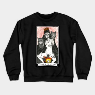 The Queen of Stars - The Tarot Restless Crewneck Sweatshirt